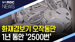 뉴스데스크]화재경보기 오작동만 1년 동안 '2500번' - Youtube