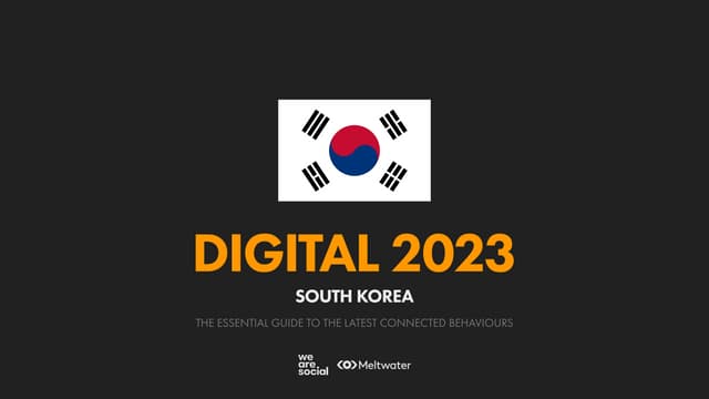 Digital 2023 South Korea (February 2023) V01