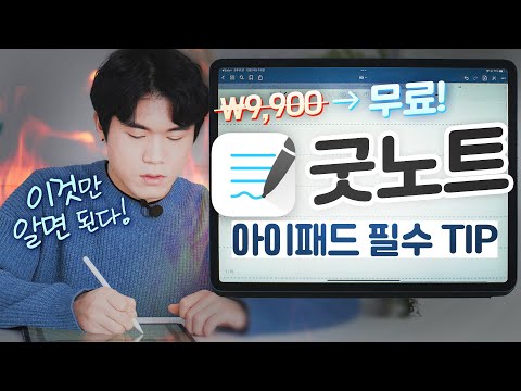 아이패드 필수앱 '굿노트' 사용법 🔥 무료 PDF 속지 + 스티커 활용 TIP | 2023 굿노트 다이어리 꾸미기