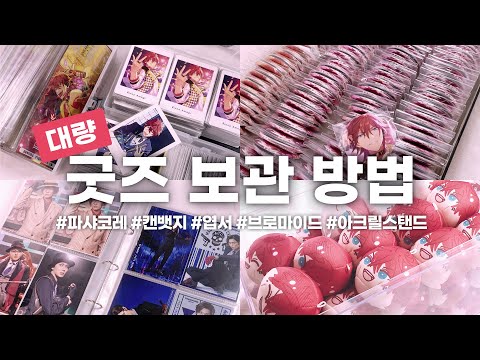 소량부터 대량까지! 굿즈 보관 방법 총정리✨ㅣ바인더 대신 이걸로 보관해요ㅣ캔뱃지 아파트ㅣ카드 케이스ㅣ브로마이드 바인더ㅣ백엔샵 다이소 세리아 무인양품ㅣ오타쿠 브이로그