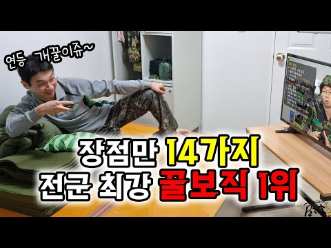 장점만 14가지 전군 최강 꿀보직 1위