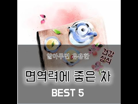 면역력에 좋은차 5가지! 건강차를 소개합니다.