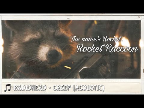 가오갤3 오프닝 바로 그 노래 🦝🎧 [Radiohead - Creep (Acoustic)] | [가사/해석/lyrics]