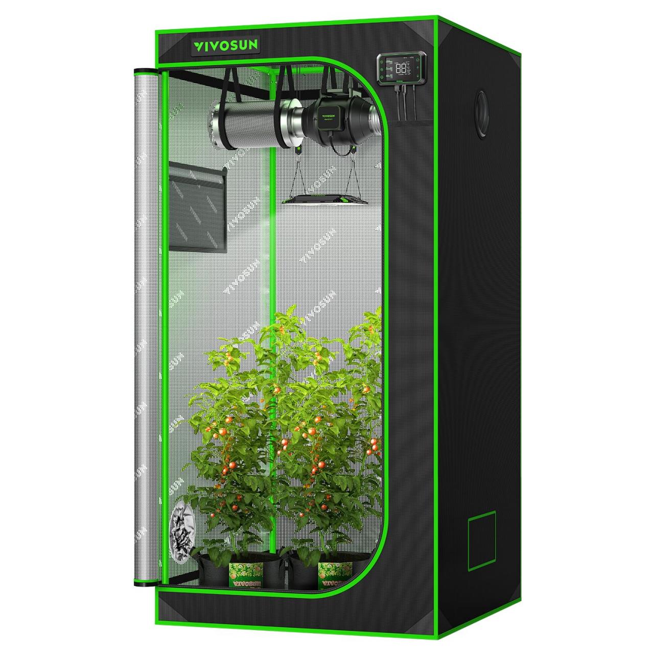 Amazon.Com: Vivosun S336 3X3 Grow Tent, 36