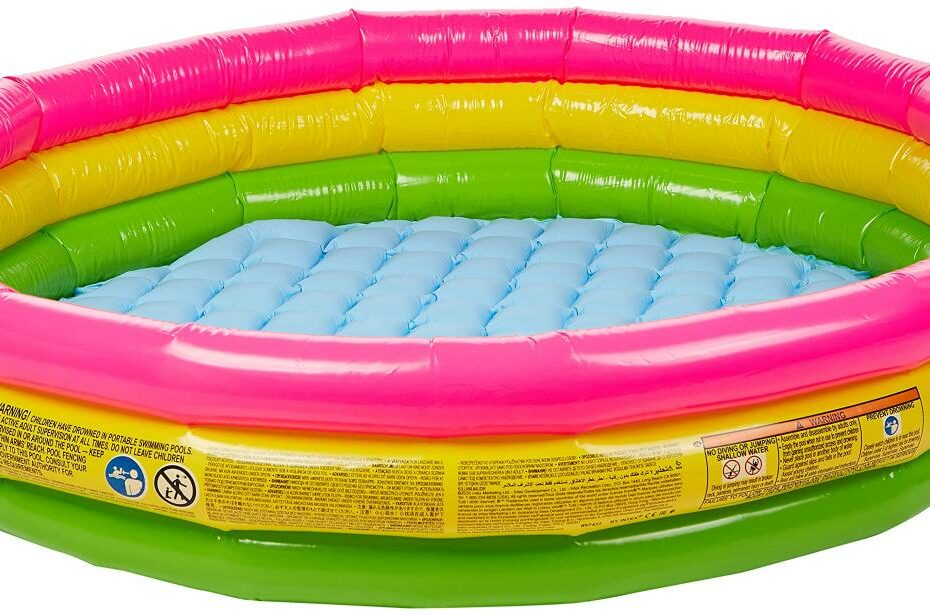 Amazon.Com: Intex Kiddie Pool - Kid'S Summer Sunset Glow Design - 58