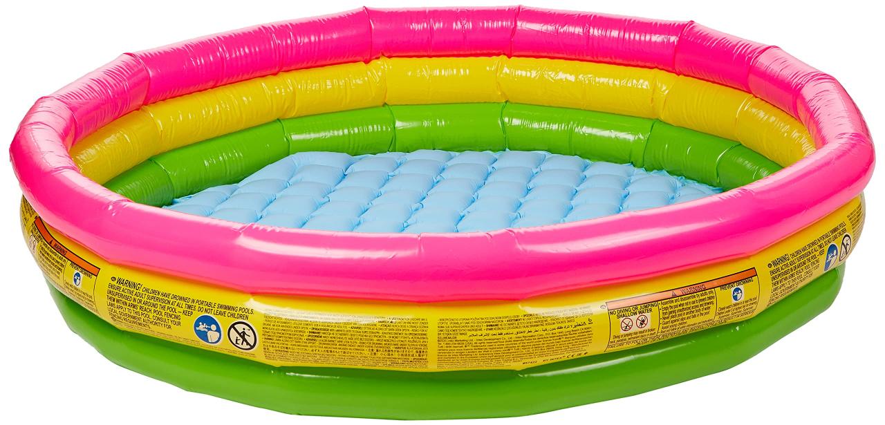 Amazon.Com: Intex Kiddie Pool - Kid'S Summer Sunset Glow Design - 58