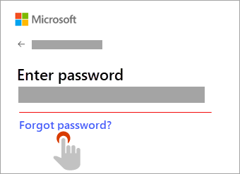 Reset A Forgotten Microsoft Account Password - Microsoft Support