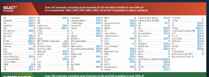 Printable Channel Lineup | Xfinity Community Forum