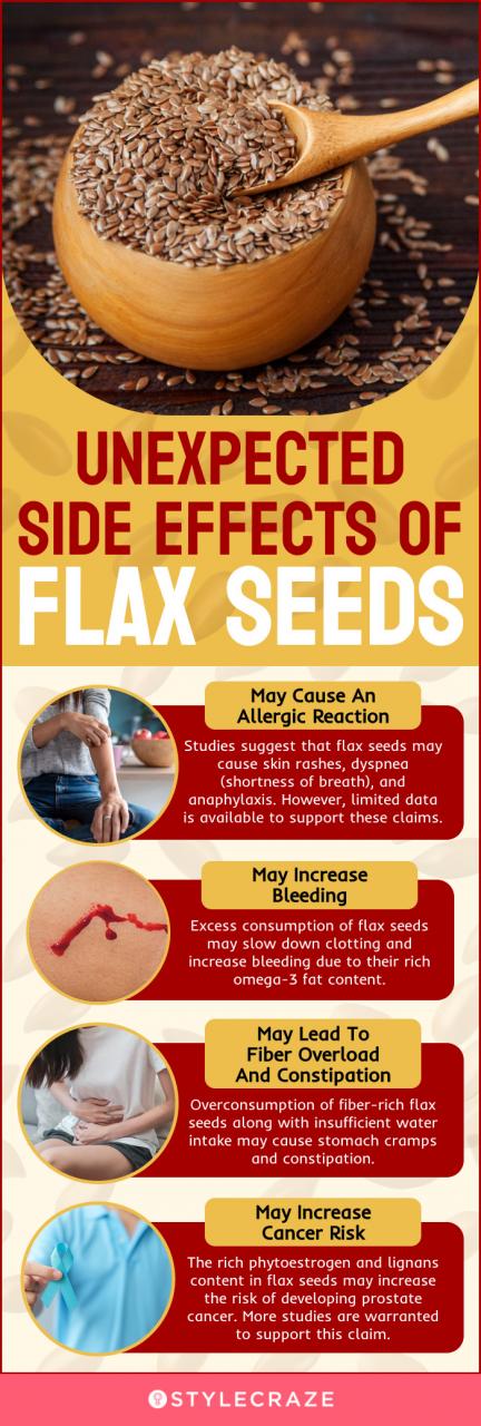 Flax Seed Side Effects: 6 Ways It May Cause Harm