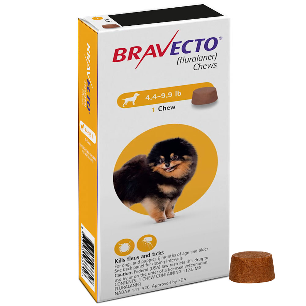 Bravecto Tablets For Dogs (4.4-9.9 Lbs) | Free Shipping* | Ep Rx