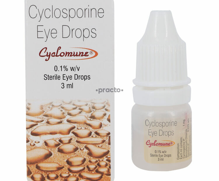 Cyclomune 0.1 % Eye Drops - Uses, Dosage, Side Effects, Price, Composition  | Practo