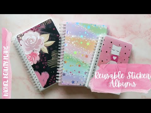 How I Use My Reusable Sticker Albums | Rachelbeautyplans - Youtube