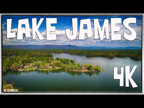 Lake James NC 4K (DJI Mavic Air 2 Drone Footage) Aerial Views / North Carolina's Beautiful Lakes!!