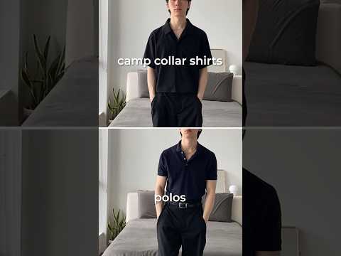 Camp collar shirt or Polo shirts? | #shorts #mensfashion #summerfashion