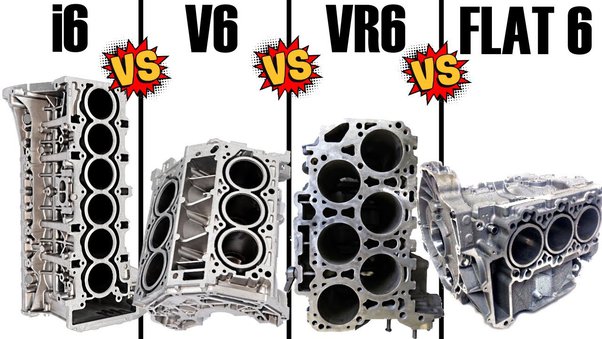 What'S The Difference Between A V6 And A Flat 6 Engine? And Which Is More  Powerful? - Quora