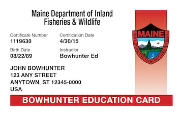 Official Maine Bowhunter Safety Course | Me Online Certification