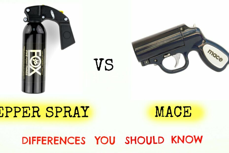 Pepper Spray Vs. Mace - Important Differences - Youtube