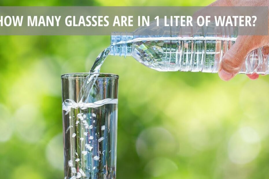 1 Liter Water Bottle Equals How Many Glasses? 4 To 5 Glasses