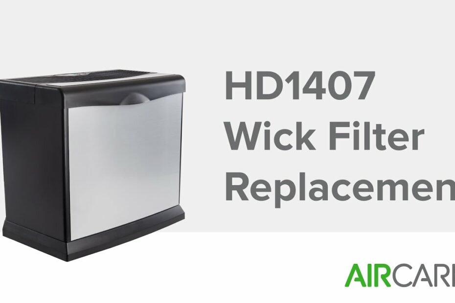 Essick Air Products Hd1407 & Hd1409 Wick Filter Replacement - Youtube