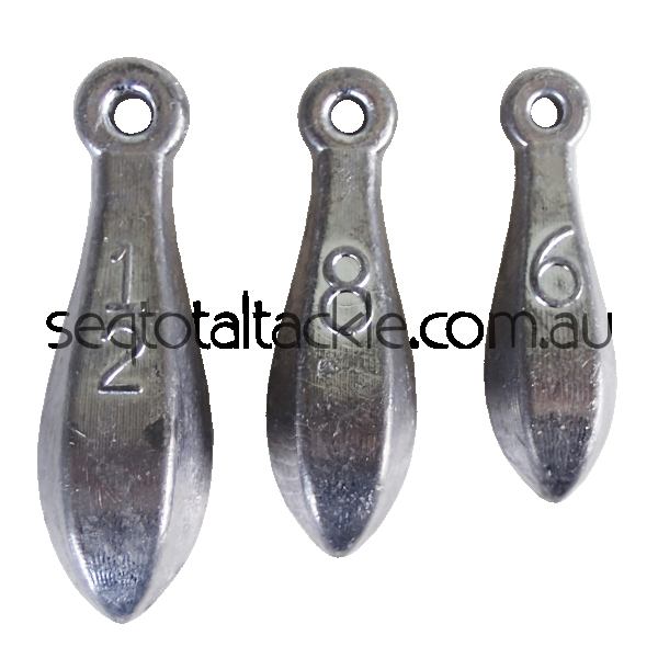 Quality Australian Made Snapper Sinkers | 3Oz - 48Oz