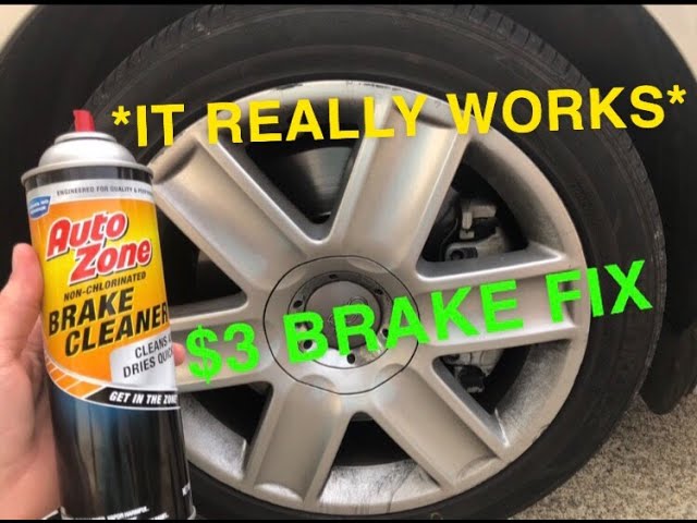 Does Brake Cleaner Work? - How To Fix Squeaky Brakes And Clean Them Quick  And Easy (Noisy Brake Fix) - Youtube