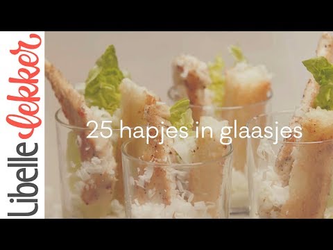 25 hapjes in glaasjes