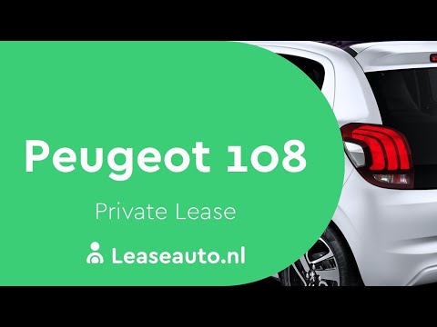 Peugeot 108 Private Lease