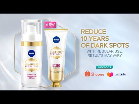 Help reduce dark spots in as fast as 4 weeks with the NEW NIVEA Luminous 630!