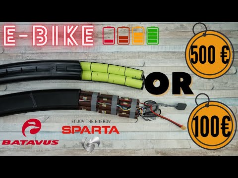 Creatie van e-bike accu's voor Sparta Ion en Batavus voor een zeer goedkope prijs