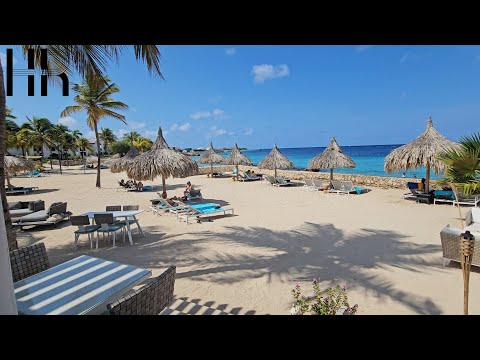 Van der Valk Beach and Dive Resort Bonaire Hotel Tour. Bonaire, Dutch Caribbean.