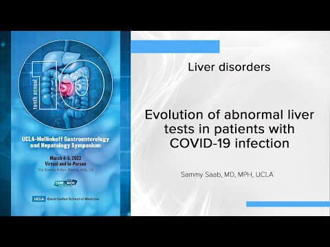 Evolution of abnormal liver tests in patients with COVID-19 infection