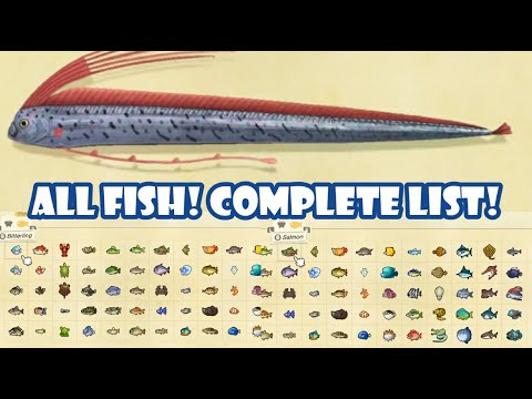 ALL Fish In Animal Crossing New Horizons Complete List | Northern Hemisphere