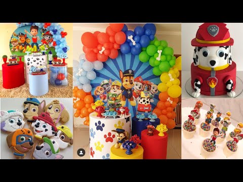 50+ Paw Patrol theme Birthday Party decorations ideas