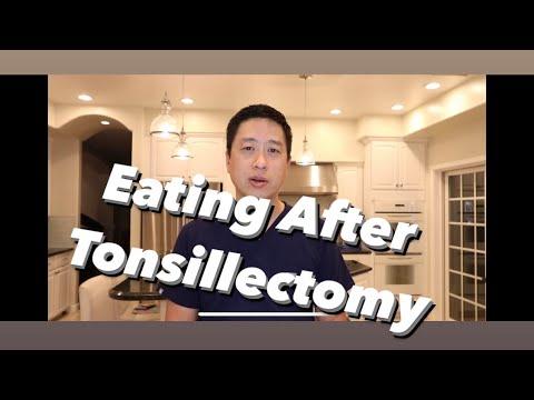 Post-tonsillectomiedieet: wat te eten of drinken na een amandeloperatie, wat te vermijden