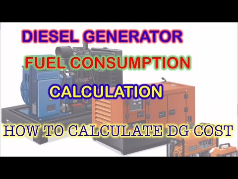 Diesel Generator Fuel Consumption Calculation