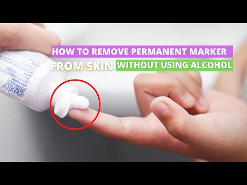 How to Remove Permanent Marker from Skin Without Alcohol | Easy Methods to Remove Permanent Marker