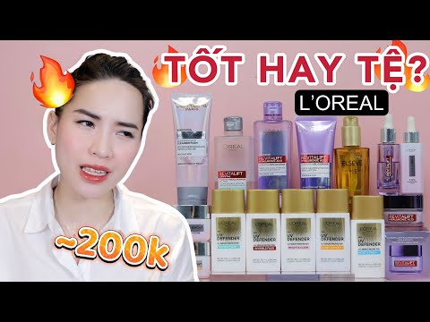 REVIEW TOP SẢN PHẨM L'OREAL PARIS BÁN CHẠY NHẤT SHOPEE GIÁ TẦM 200K! Tốt hay tệ?