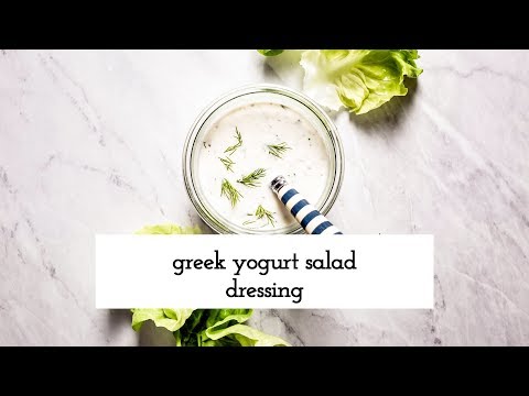 Greek Yogurt Salad Dressing