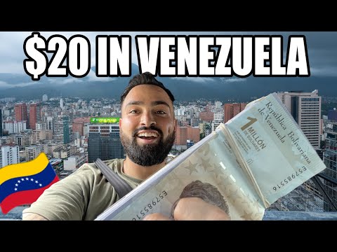 What Does $20 Get You in Caracas, Venezuela? 🇻🇪  (80 Million Bolívares)