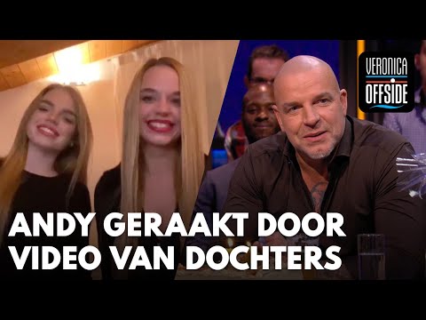 Andy geraakt door felicitatie van dochters uit Italië: 'Dit is het mooiste wat er is'