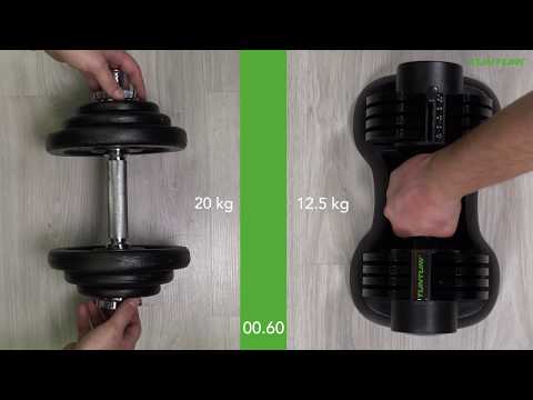 Pitstop Tunturi Selector Dumbbell 12.5 KG vs Tunturi 20 KG Dumbbell | Tunturi Fitness