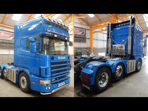 New In Stocklist For Sale: SCANIA 144 V8 530 TOPLINE 6X2 TRACTOR UNIT - 2001 - Y844 RDD