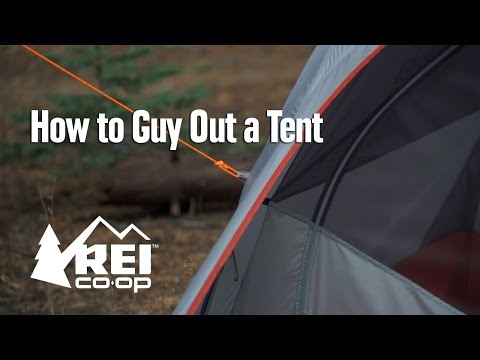 How to Guy Out a Tent