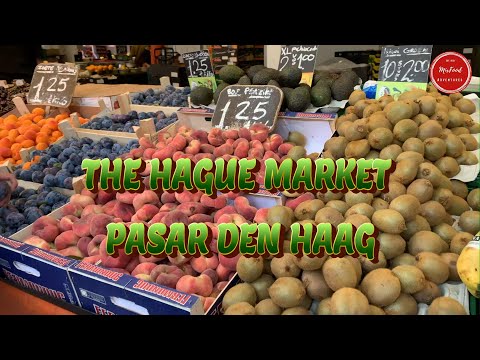 HOLLAND - THE HAGUE MARKET. PASAR DEN HAAG 2022. One of the largest multicultural markets in Europe.