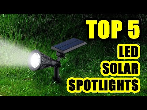 TOP 5: Best LED Solar Spotlight 2021 | Waterproof Lights for Outdoor