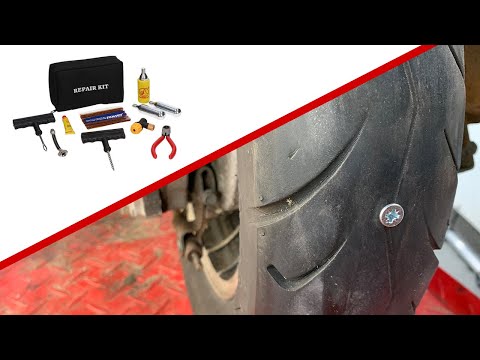 How to fix a flat tire with a tire plug kit